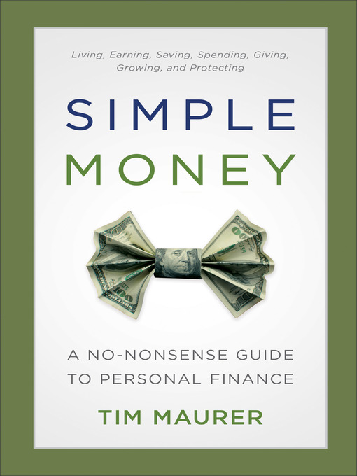 Title details for Simple Money by Tim Maurer - Available